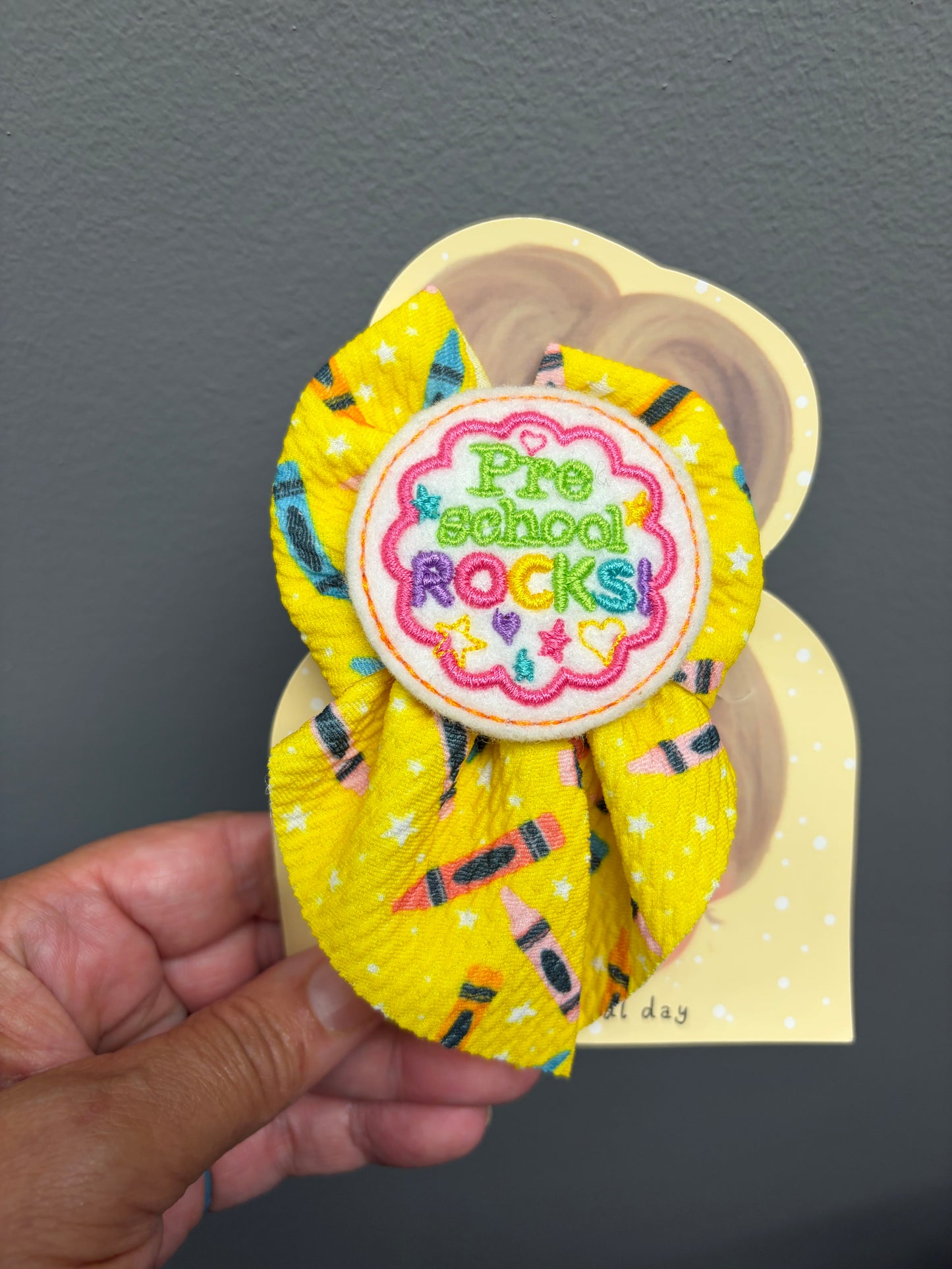 Preschool Rocks Sailor Bow